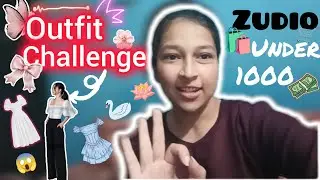 Outfit challenge from ZUDIO 🛍️😍 under 1000rs🤑💰 |koi sasta nhi hai😩🧐||Manmoji Shanu||