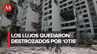 Hoteles de Acapulco quedan inhabitables tras paso de ‘Otis’ en Guerrero
