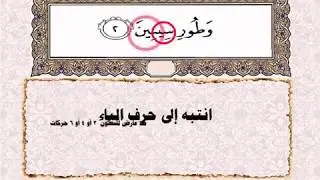 بعض أحكام تجويد سورة التين