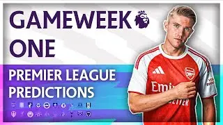 PREMIER LEAGUE PREDICTIONS WEEK 1 25/26