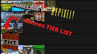 HYPIXEL Games Tier list for MINECRAFT!