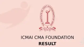 Cma July 2022 foundation results date #cma #cmaresults #cmafoundation
