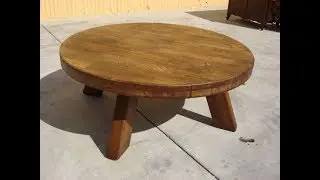 Round Rustic Coffee Tables