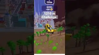 Completes Challenge 1210 m Crash Landing On Las Vegas | Crash Delivery #youtube #shorts #challenge