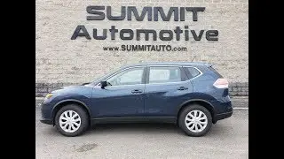ОБЗОР NISSAN ROGUE S AWD ARCTIC BLUE WALK AROUND 2016 ГОДА ПРОДАНО! 9Т58Б www.SUMMITAUTO.com