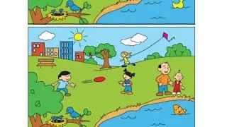 Spot the difference between 2 pictures#braintest#eyetest