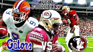 NCAA FOOTBALL 17 | #15 FLORIDA vs #14 FSU | HEATED RIVALRY GAME GAMEPLAY!