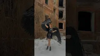 Black glitter wings #black #blackwing #wings #dance #diy #diydecor #cosplay #festival #birdwings