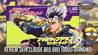 REVIEW SKIN CLAUDE BAD BRO 10 000 DIAMOND! PARA USER CLAUDE WAJIB BELI ! EFFECT SKIN COLLECTOR!