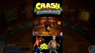 CRASH BANDICOOT VS PAPU PAPU #crashbandicoot #hilarious #boss #gameplay #pc #papupapu