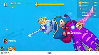 Shark.io Gameplay | Ocean Battle as a Shark 🦈 | Poki Online Game |