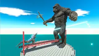 Godzilla vs. Workshop Units  - Animal Revolt Battle Simulator