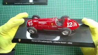 Le grandi Ferrari F1 - Mito e Passione in scala 1/24 - 74-75 - 375 Indianapolis - 246 F1-66