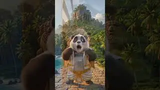 Kung Fu Panda Visits Sri Lanka | From Sigiriya to Ella 🌴🚆#KungFuPanda#SriLanka#SriLankaTourism#AI
