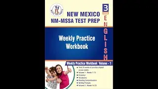 New Mexico MSSA &ndash; 3rd Grade ELA Test Prep Workbook Volume 1 | Book Preview Video