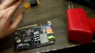 How to fix a broken headphone jack housing on a soundcard