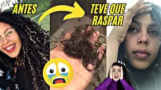 CABELO DERRETIDO ÀS VÉSPERAS DO NOIVADO!!! Caiu tudo!!
