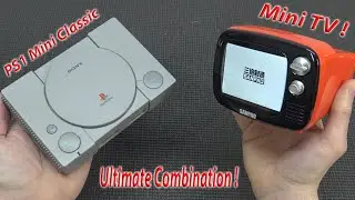 Playstation 1 Mini Classic на мини-телевизоре... Лучший мини-дуэт!