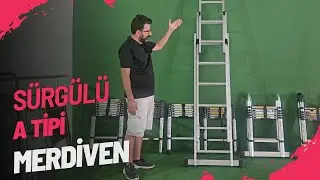 3x6 Basamak A Tipi S&uuml;rg&uuml;l&uuml; Al&uuml;minyum Merdiven #reklam