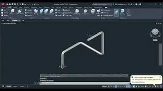 Como desenhar uma tubulação em 3D no AutoCAD
