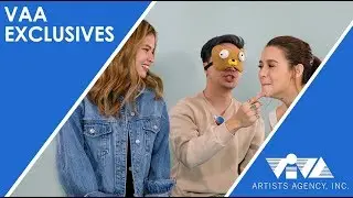 ARTIST HUB | GUESS THE BODY PART CHALLENGE WITH LOUISE, SAM AND YASSI