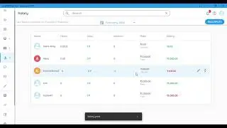 AcademyPRO - Mark staff salary as paid