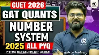 CUET GAT Quant 2025 All PYQ | Number System | cuet gat quant 2026 | Shubham Sir