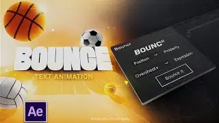 Create Viral Bounce Text Animation in After Effects | After Effects Tutorial 