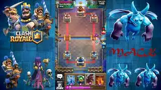 Mega knight & Hog best deck ever || 4000 Trouphy easily-clash royale || Mack