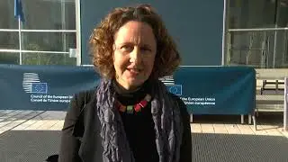 Nina Obuljen Koržinek, Minister of Culture and Media of Croatia EU debates in Luxembourg.