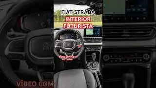 NOVA FIAT STRADA 2026 COM INTERIOR FUTURISTA. #fiatstrada #fiat #fiat2025 #strada #carros #carro