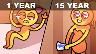 Baby Long Legs Teenager / She LOVE Blue RAINBOW FRIENDS / Love Story Poppy Playtime Animation