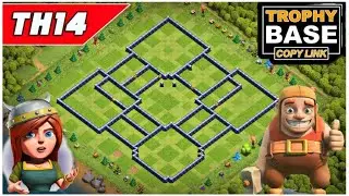 Town Hall 14 Trophy Base 2021 Legend | Th14 Legend League Trophy Base | Clash with kvn