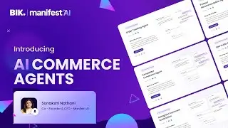 AI Commerce Agents by Manifest AI | 100+ AI Agents for eCommerce Brands| AI for Conversion & Support
