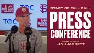 HC Link Jarrett - FSU Baseball Start of Fall Ball Press Conference