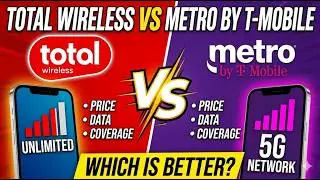 Compare Total Wireless vs Metro by T-Mobile Plans, Coverage, and Pricing