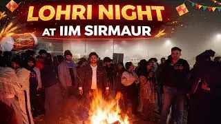 Lohri Celebration at IIM Sirmaur 😊 l Abhishek Kumar IIM l Abhishek Kumar vlogs l#iim #lohri #mba 