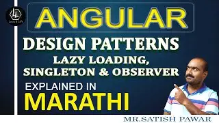 #angular Angular | Design Patterns in Angular |  Singleton | Observer | Lazy Loading | In Marathi