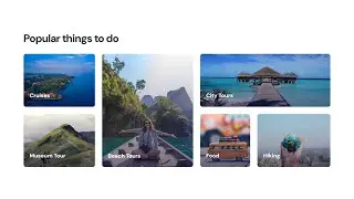 Tour Category with HTML CSS Bootstrap | HTML CSS Bootstrap Tour Category @raselcoder