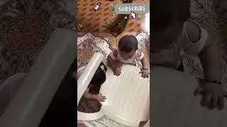 Cute Twins trying to hold chair | Twintastic K | #cutetwins #funnybabies #playing