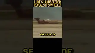 RZADKIE FRAGMENTY GWIEZDNYCH WOJEN: Landspeeder Luke&rsquo;a miał KOŁA! #starwars #shorts