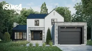 The Sims 4 | Urban Modern Family House | No CC | Speed Build
