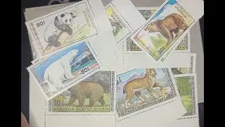 Марки, Монголия, две супер серии животных!!!