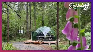 Off-grid luxury camping on Olympic Peninsula