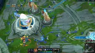 League of Legends 2026 BR Lux Elementalista intentando carrear un Troll ADC y 1 low FPS JG