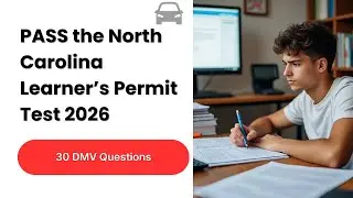 PASS the North Carolina Learner&rsquo;s Permit Test 2026 | 30 DMV Practice Questions