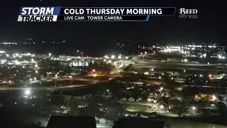 Tracking frigid Thursday morning temperatures