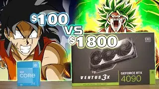 Intel i3-12100f VS Nvidia RTX 4090 - Can a $100 CPU tame $1800 GPU 2023 ?