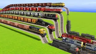 Epic Train Stunt Simulator | Simulasi Kereta Api Menantang di Jalur Ekstrem