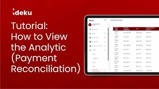 Tutorial How to View the Analytic - Payment Reconciliation